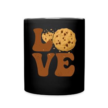Cookie Scout Scouting Cookie Vendeur AMOUR - Mug uni - noir - Devant