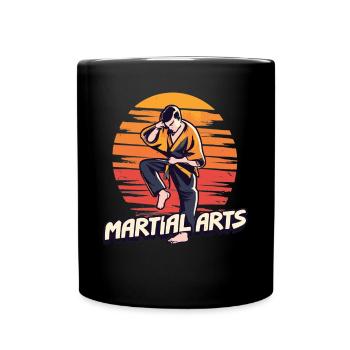 Action d’arts martiaux - Force et habileté - Mug uni - noir - Devant