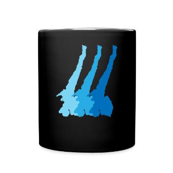 Pures Gardasee Feeling – Ohne Worte - Tasse einfarbig - Schwarz - Vorne