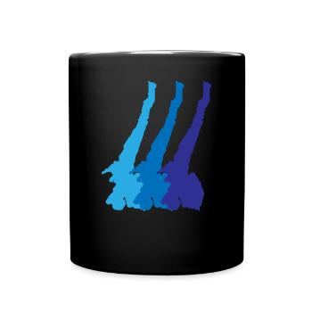 Pures Gardasee Feeling – Ohne Worte - Tasse einfarbig - Schwarz - Vorne
