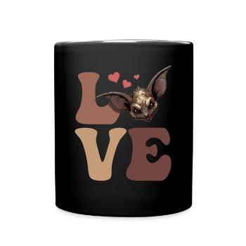 El Chupacabra Crypttides Cryptozoology LOVE - Full Colour Mug - black - Front