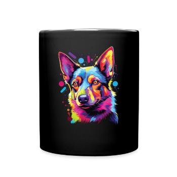 Aquarelles colorées Canaan Canaan - Mug uni - noir - Devant