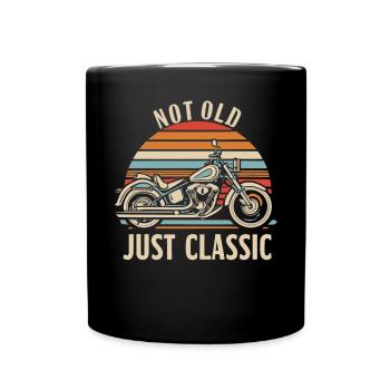 Classic Passion - For Timeless Bikers - Full Colour Mug - black - Front