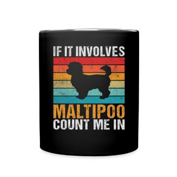 Cadeaux Maltipoo - Mug uni - noir - Devant