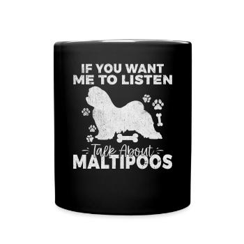 Cadeaux Maltipoo - Mug uni - noir - Devant