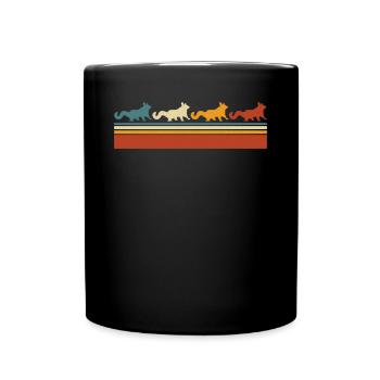 Sugar Glider Flying Squirrel - Full Colour Mug - black - Front