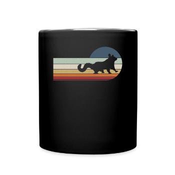Sugar Glider Flying Squirrel - Full Colour Mug - black - Front