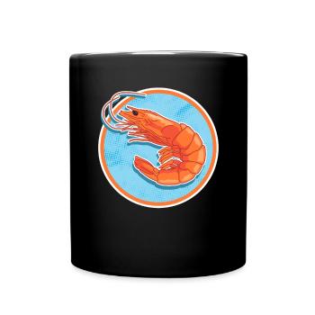 Crabe Crevettes Crabe Crabe Lover Cadeau - Mug uni - noir - Devant