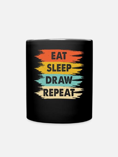 Artist - Full Colour Mug - black