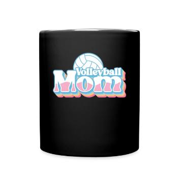 Volleyball Mom Volleyball Mom - Full Colour Mug - black - Front