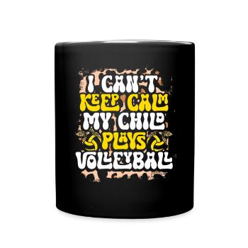 Volleyball Mom Volleyball Mom - Full Colour Mug - black - Front