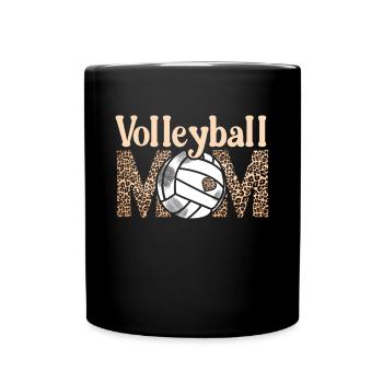 Volleyball Mom Volleyball Mom - Full Colour Mug - black - Front