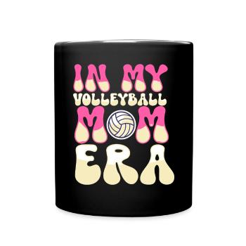 Volleyball Mom Volleyball Mom - Full Colour Mug - black - Front