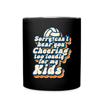 Volleyball Mom Volleyball Mom - Full Colour Mug - black - Front