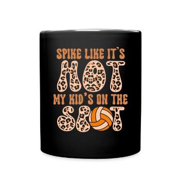 Volleyball Mom Volleyball Mom - Full Colour Mug - black - Front