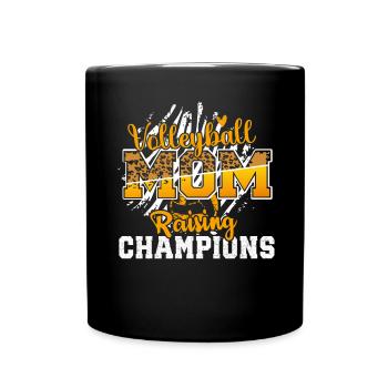 Volleyball Mom Volleyball Mom - Full Colour Mug - black - Front