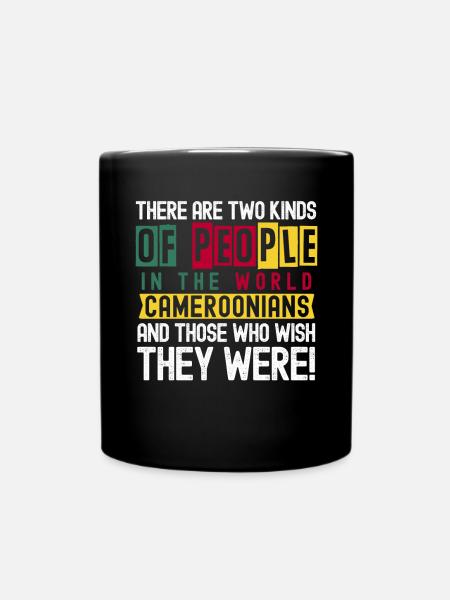 Drapeau du Cameroun Cameroun - Mug uni - noir