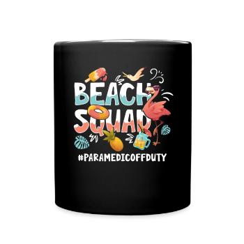 Paramedic Vacation Beach Group - Full Colour Mug - black - Front