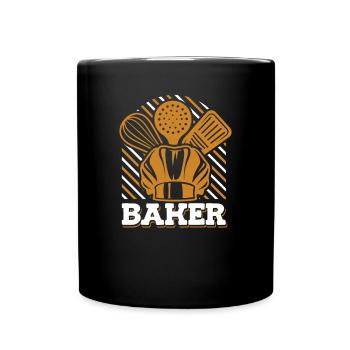 Boulanger Hobby Baker Boulangerie Confiseur Maître Boulanger - Mug uni - noir - Devant