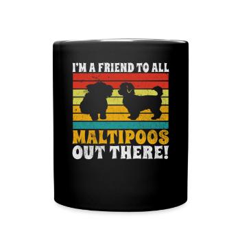 Cadeaux Maltipoo - Mug uni - noir - Devant