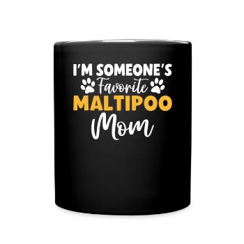 Cadeaux Maltipoo - Mug uni - noir - Devant