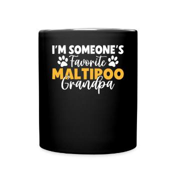 Cadeaux Maltipoo - Mug uni - noir - Devant