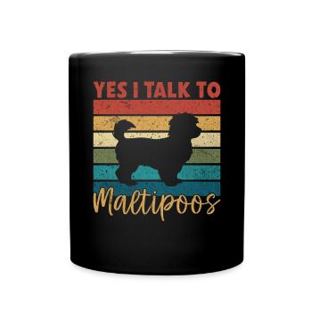 Cadeaux Maltipoo - Mug uni - noir - Devant