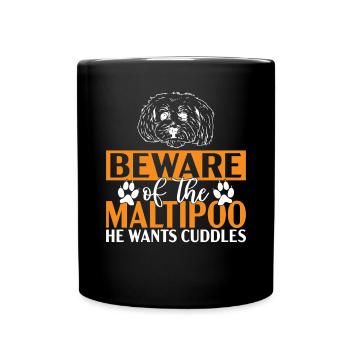 Cadeaux Maltipoo - Mug uni - noir - Devant