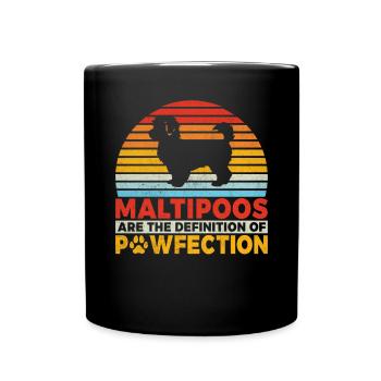Cadeaux Maltipoo - Mug uni - noir - Devant