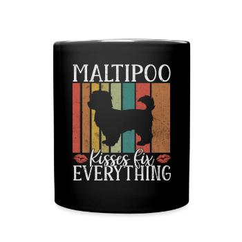 Cadeaux Maltipoo - Mug uni - noir - Devant
