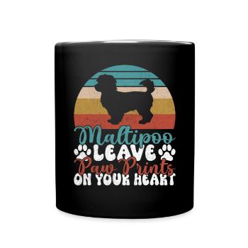 Cadeaux Maltipoo - Mug uni - noir - Devant