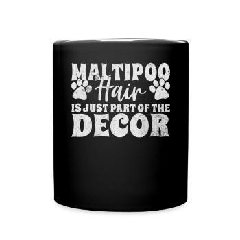 Cadeaux Maltipoo - Mug uni - noir - Devant