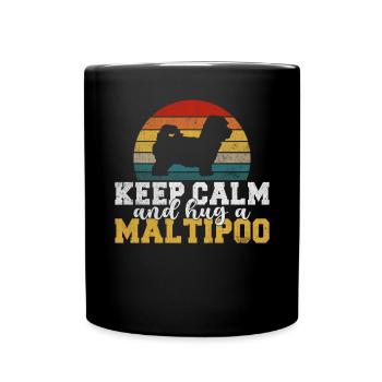 Cadeaux Maltipoo - Mug uni - noir - Devant