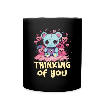 Pastel Goth Lover Kawaii Emo Soft Grunge Aesthetic - Full Colour Mug - black - Front