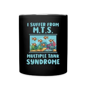 Aquarium Fish Gift - Full Colour Mug - black - Front