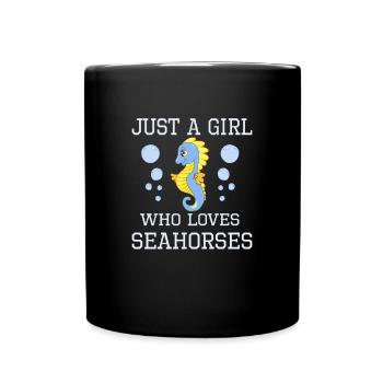 Aquarium Fish Gift - Full Colour Mug - black - Front