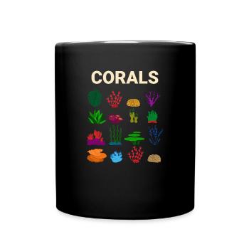 Aquarium Fish Gift - Full Colour Mug - black - Front