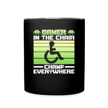 37 Gamer In The Chair Champ Everywhere - Mug uni - noir - Devant