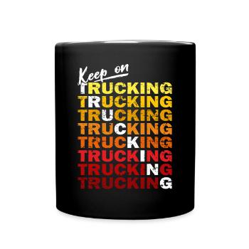 Keep on Trucking - Color Change - Full Colour Mug - black - Front