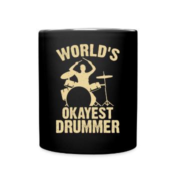 Batterie Batteur Batteur - Mug uni - noir - Devant