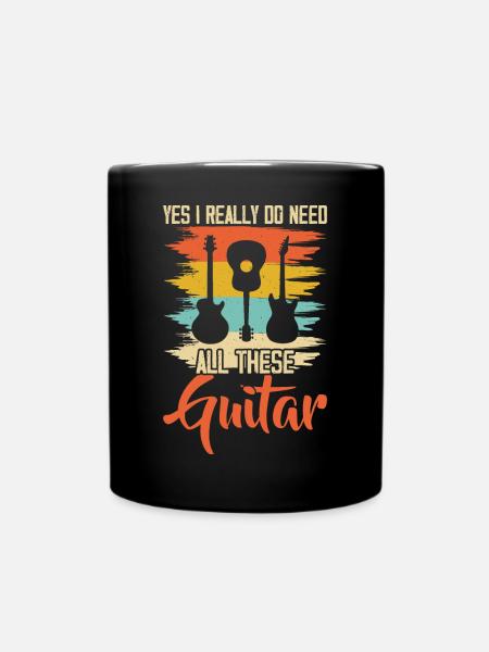 Guitariste guitare - Mug uni - noir