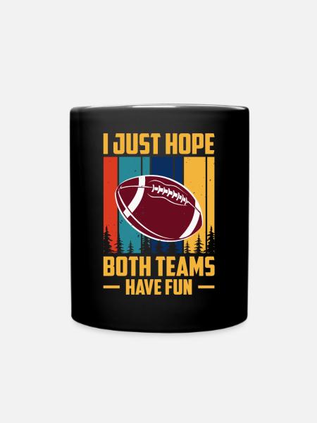 Football - Tasse einfarbig - Schwarz