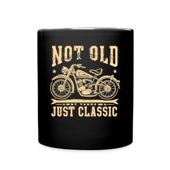 Classic Passion - For Timeless Bikers - Full Colour Mug - black - Front
