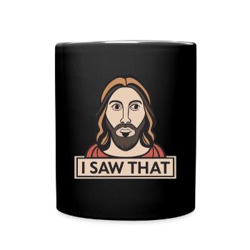 Jesus, ich habe dieses Meme gesehen - Tasse einfarbig - Schwarz - Vorne