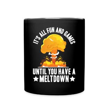 Nuclear power station - Full Colour Mug - black - Front
