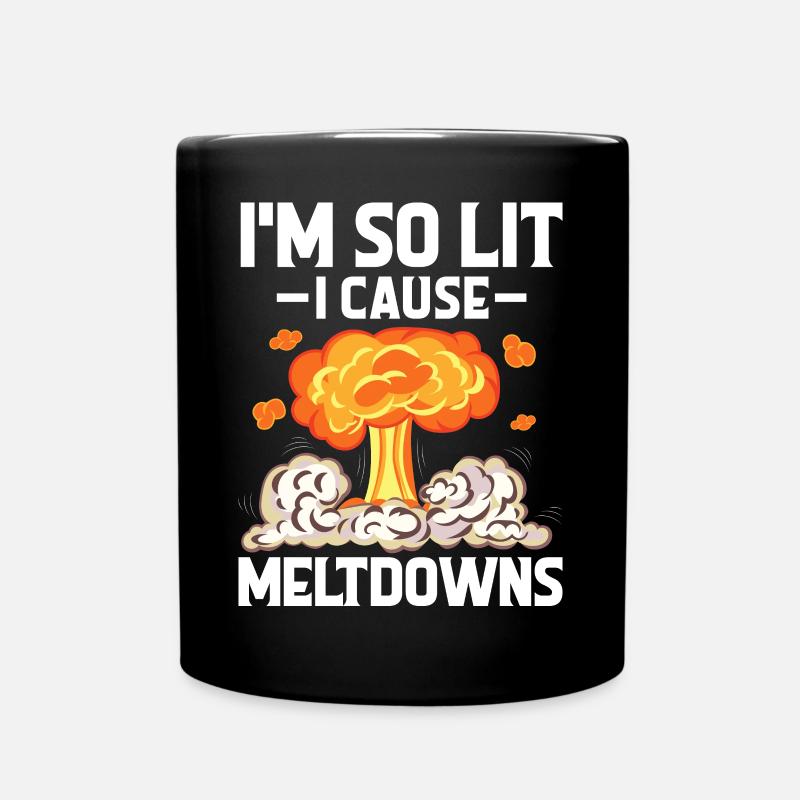 Drôle de centrale nucléaire - Mug uni - noir
