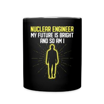 Nuclear power station - Full Colour Mug - black - Front