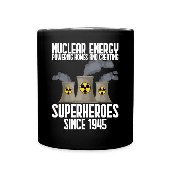 Nuclear power station - Full Colour Mug - black - Front