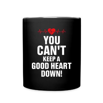 Récupération après une chirurgie à cœur ouvert - Mug uni - noir - Devant