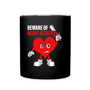 Genesung nach einer Operation am offenen Herzen - Tasse einfarbig - Schwarz - Vorne